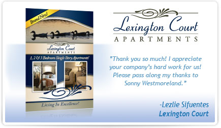 Lexington Court Apartments Postcard Testimonial