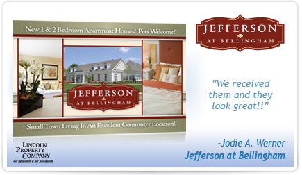 Jefferson at Bellingham Postcard Testimonial