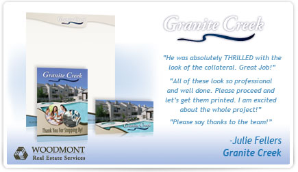 Granite Creek Brochure, Business Card, Postcard, and Stationary Testimonial