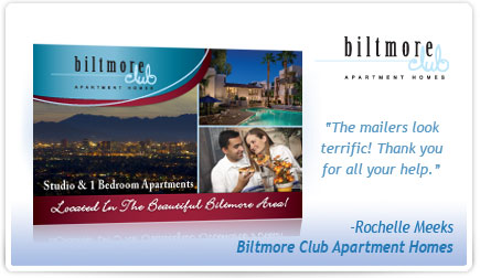 Biltmore Club Apartment Homes Postcard Testimonial